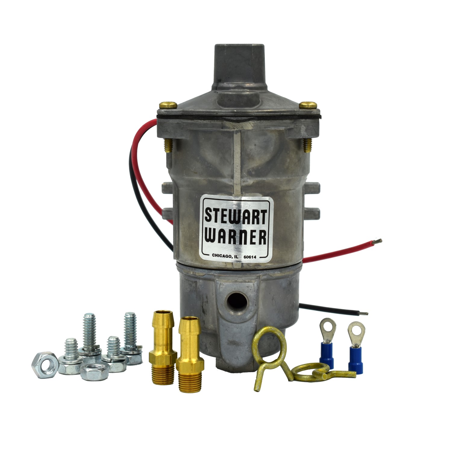 6 Volt Electric Fuel Pump For Carbureted Engines - With Installation Kit, Vap-autoparts VA11698202LP